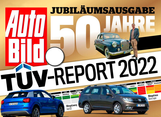 Рейтинг надёжности б/у авто TUV Report 2022