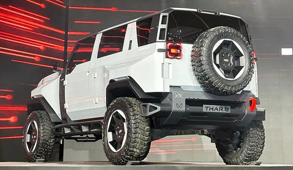 Внедорожник Mahindra Thar.e показал новый стиль Внедорожник Mahindra Thar.e показал новый стиль