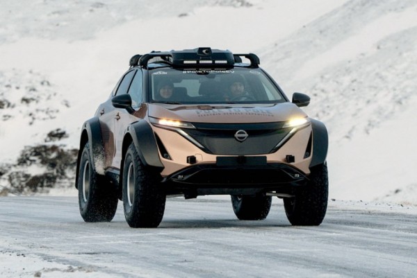 Электромобиль Nissan Ariya проехал от Северного до Южного полюса
