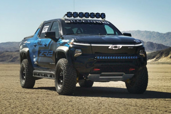 Гоночный пикап Chevrolet Silverado EV ZR2 предвестил новую топ-версию