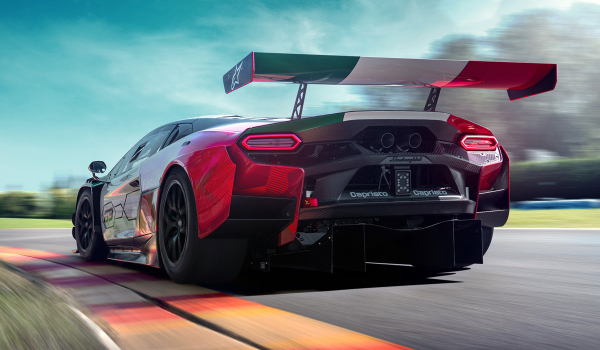 Гоночный Lamborghini Temerario GT3: без гибридного довеска