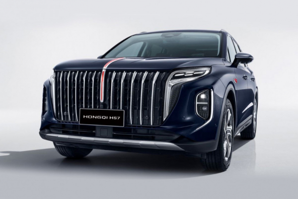 Кроссовер Hongqi HS7 второго поколения приготовился к дебюту в России